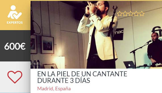Una de las ofertas que hay en la web de 'Alquila una vida'