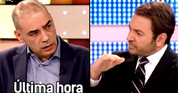 Nacho y Albert debaten sobre una última hora hace algunas temporadas en Espejo Público
