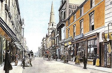 Pie de foto: Queen Street, Wolverhampton (historywebsite.co.uk)