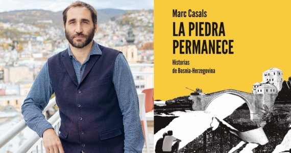 Marc Casals autor de 'La piedra permanece', en Sarajevo. Aida Redzepagic